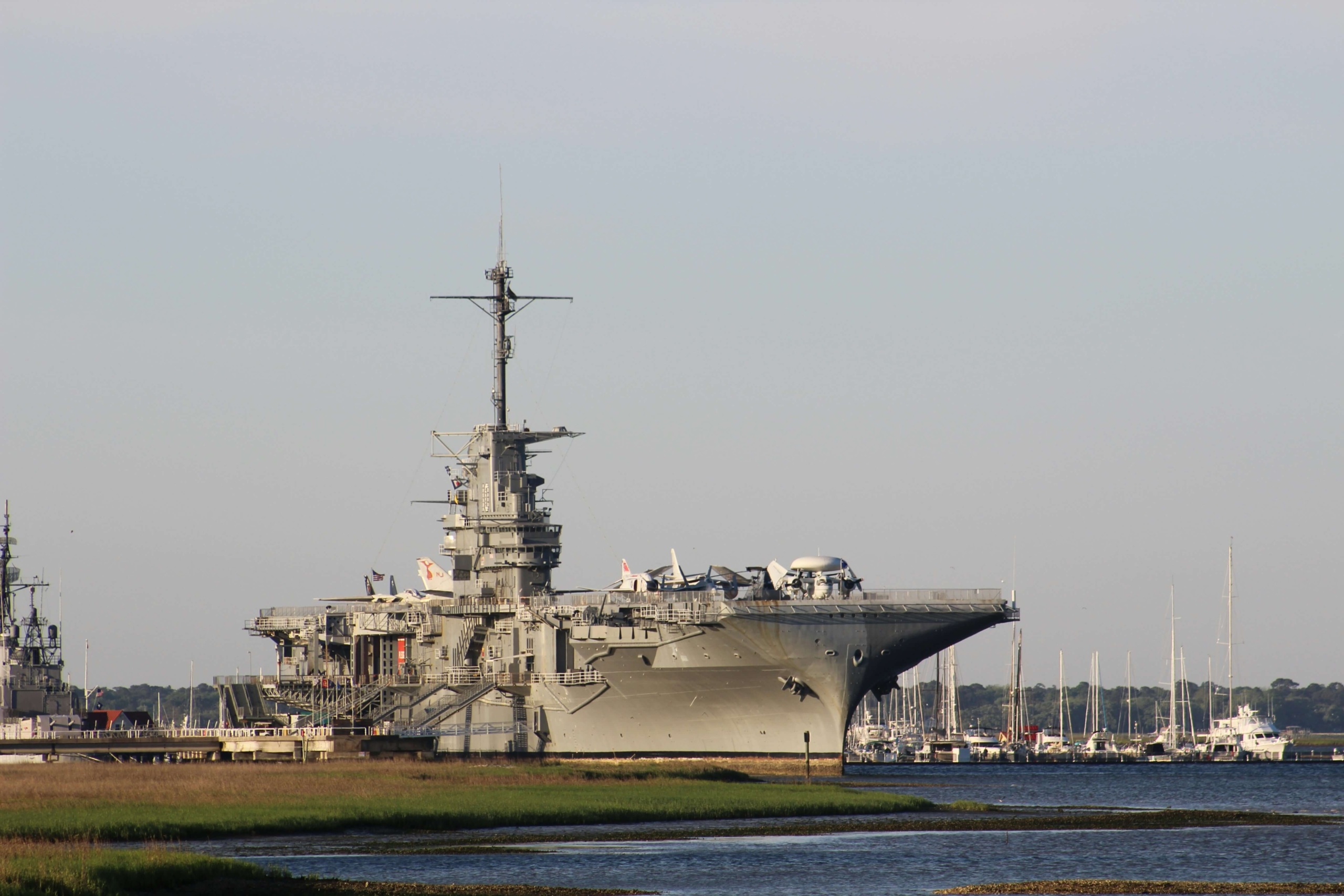 USS Yorktown aircraft carrier in Charleston, SC