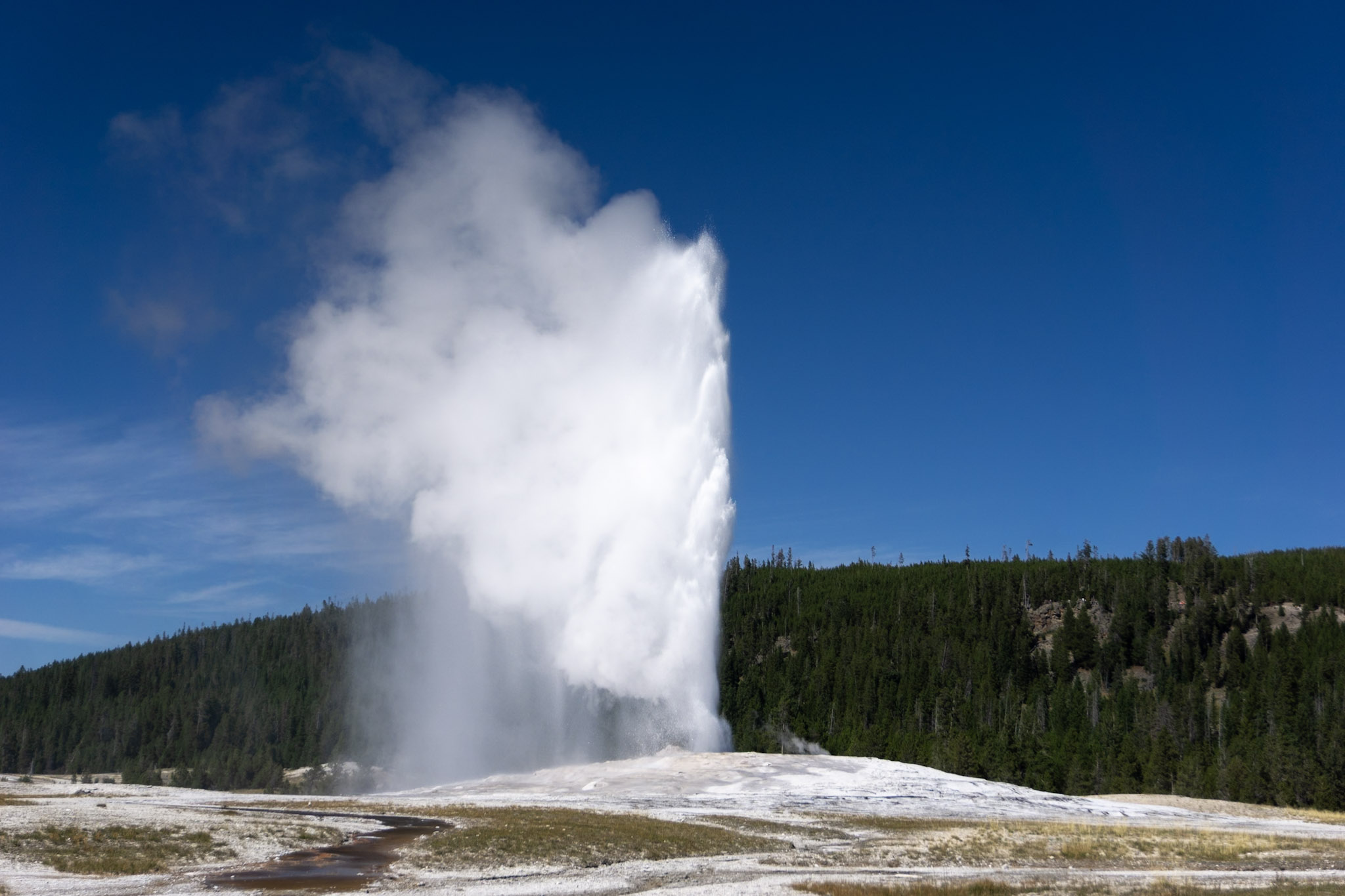 Old Faithful geyser, Yellowstone National Park